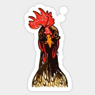 Cocka doodle do's moustache Sticker